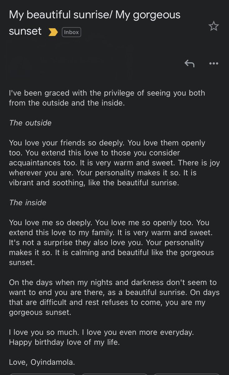 Ms_Jola's tweet photo. I really have the best man 🥺💛 https://t.co/lkTq0VdXux