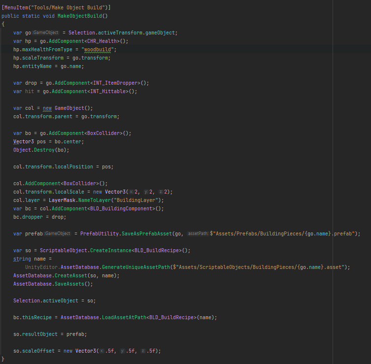 TobinCavanaugh's tweet photo. May God forgive me for what I have created... #unity3d #programming #programminghorror Some of it doesn't even work but idc https://t.co/841SO724lU