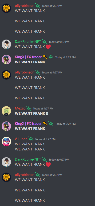 PythonsPanic's tweet photo. @frankdegods  The community has spoken!!!

JOIN US! 👀

https://t.co/Ue1n3CQSZq

Your VIP role is waiting for you! 🔥🐍

#DONTPANIC https://t.co/AWv1CdUSWP