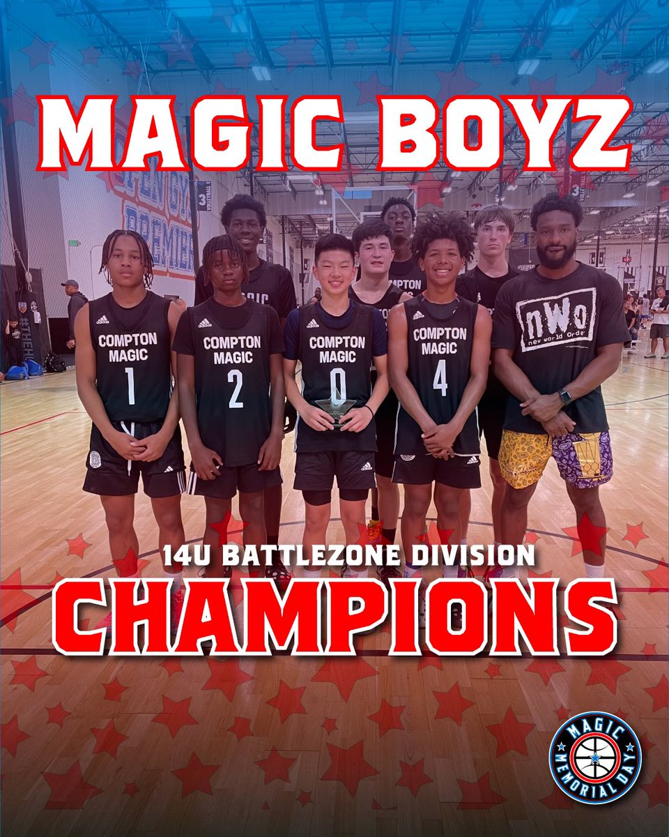 Congratulations to our 14u BattleZONE division champions, The Magic Boyz! #MMD2022