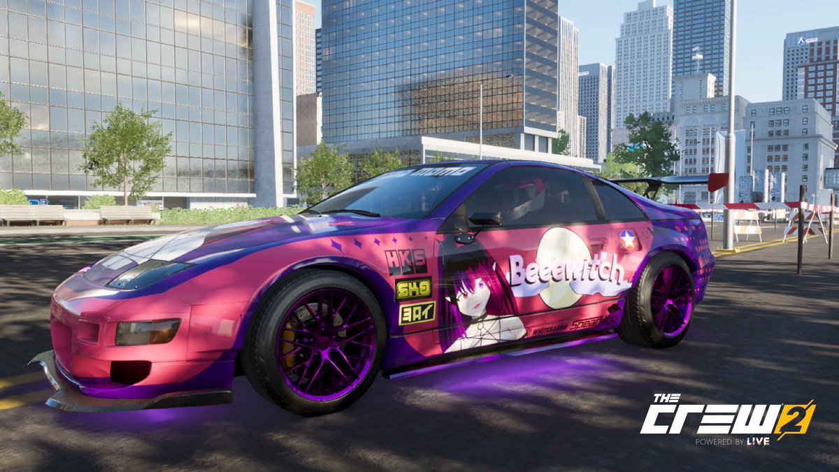 Schurzen_Artac's tweet photo. I can't draw or paint (at least not well) but there is one way I can fanart, et voila #beeewitchcrafts #Itasha #TheCrew2StandardEdition https://t.co/Zo79Kh2Pwt