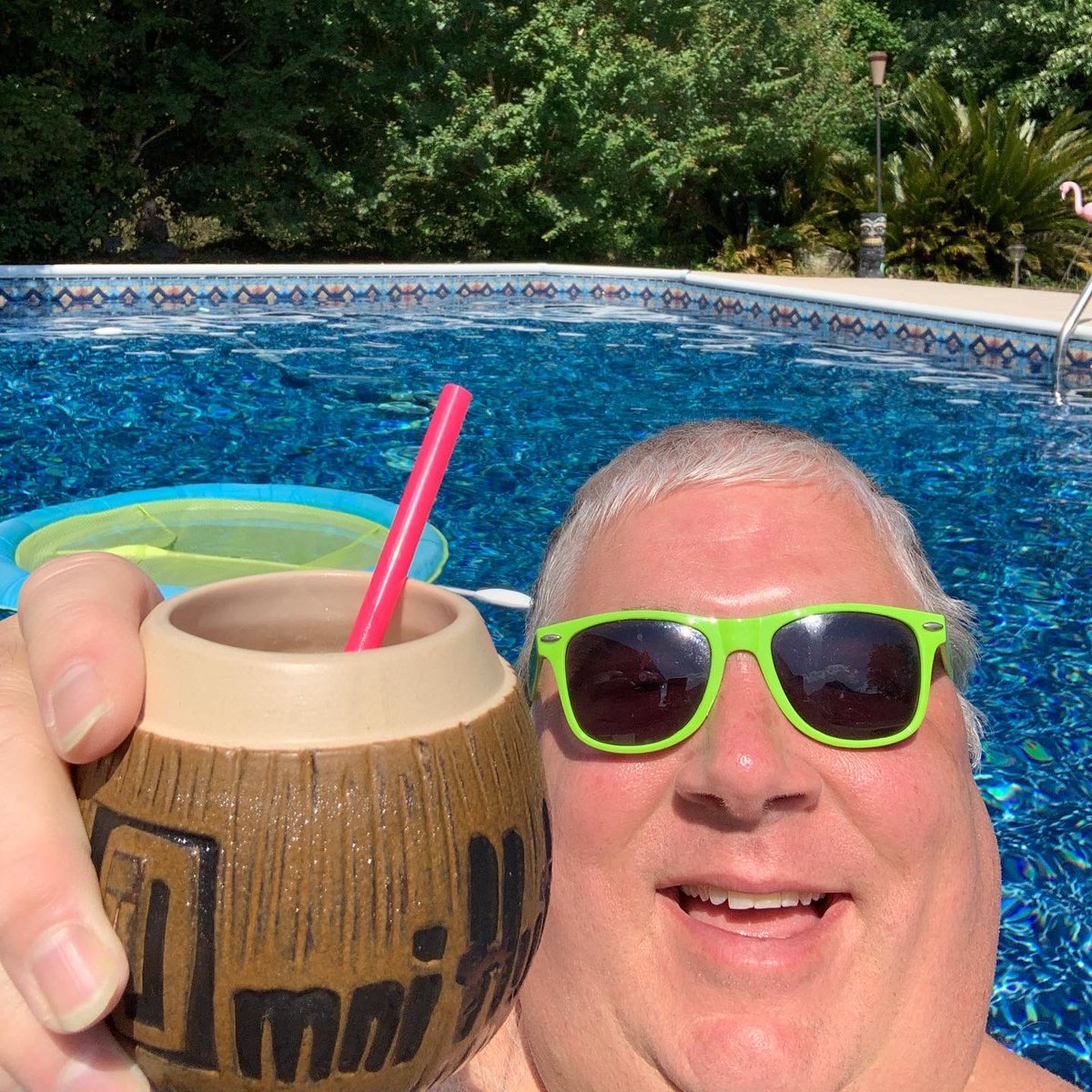 therumtrader's tweet photo. Enjoying a Caribe Welcome cocktail served in my Omni Hut coconut mug.  Fruity, oaky and creamy…this is a light cocktail that floats across the palate. Delicious!

#drinkmorerum #drinkwell #rumisfun #rumtime #omnihut #tikicocktails #tikidrinks #tikicocktail #tikimugs https://t.co/zo0IAt5PAi