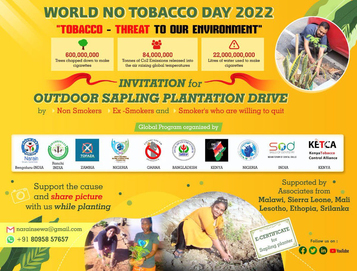 KETCA254's tweet photo. #CleanUpKE

Tomorrow is #WorldNoTobaccoDay! We @KETCA254 @DOHG14 @kecccbo @DFHRC &amp; Kamukunji Subcounty administration will be #CleaningUp &amp; #planting #Trees at the historic Kamukunji grounds

@kamukunjivoice @nairobi_voice @WaKamukunji @KamukunjiDvpt @haki_iwengao @YusufKamukunji https://t.co/BXiGOaQ7gX