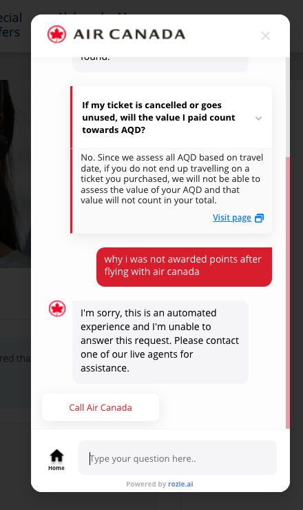 nmodes_com's tweet photo. Here is an example of a bad automated #CustomerService. Listen @AirCanada, we have a much better #AI solution for you. It will improve #customer_satisfaction significantly. As of now, not only your human service is terrible, your automated service is even worse. https://t.co/mEsEjqubHV