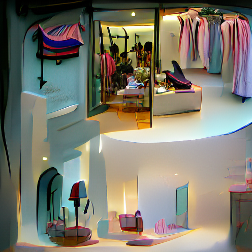 O_T_Human's tweet photo. A boutique during the day (#GUGB) #art #artist #artwork #nft #nfts #nftcollector https://t.co/ILORc40S9I