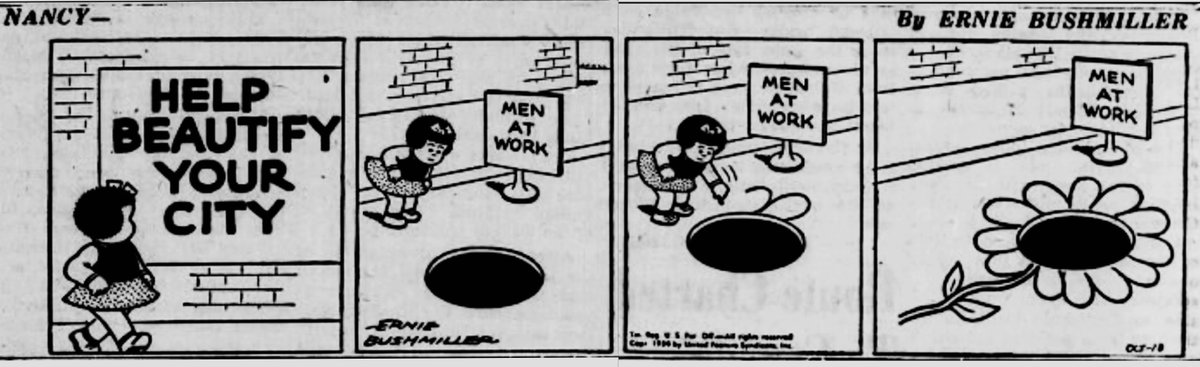 Nancy Comics by Ernie Bushmiller tweet media