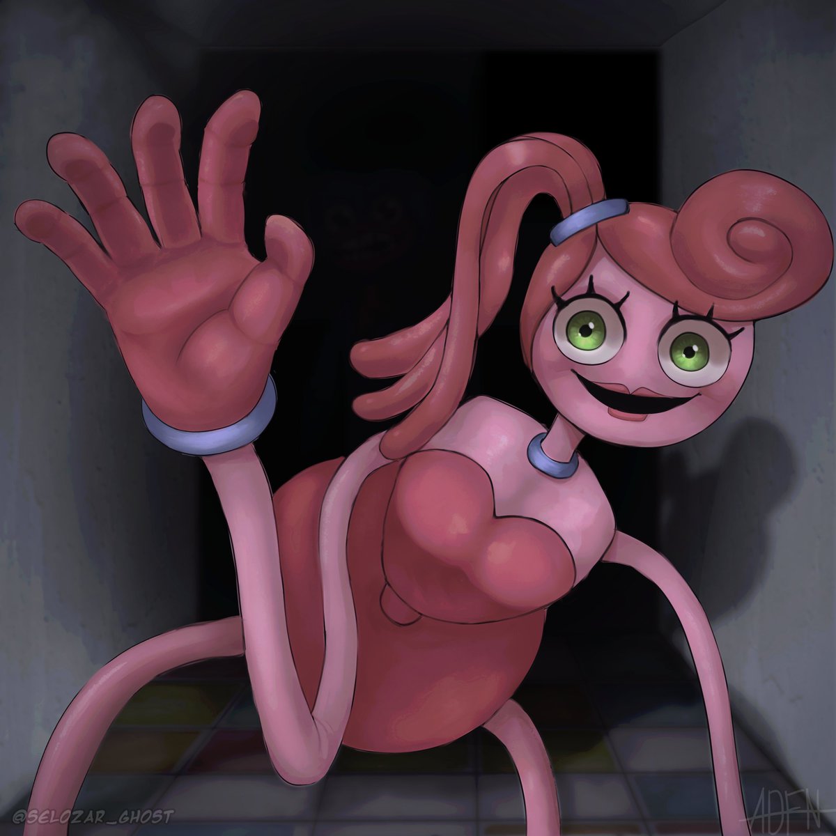 AlexADFN's tweet image. collab with my friend instagram.com/selozar_ghost/
i made background and sketch
Selozar did the painting
#PoppyPlaytime #MommyLongLegs #huggywuggy #PoppyPlaytimeChapter2