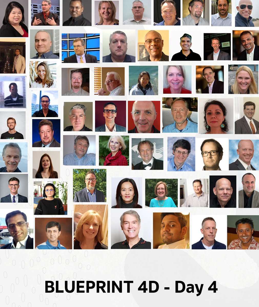 oracleace's tweet photo. BLUEPRINT 2022 is right around the corner! 
📆 Happening during 6-9 June, prepare for 250+ practical learning sessions, roadmap updates from Oracle, live product demos, workshops &amp; more. Check out some of the speakers! ♠️ 
https://t.co/Xnqee8rOab 
@QuestUserGroup #oracleace https://t.co/cvyC9Ve1A2