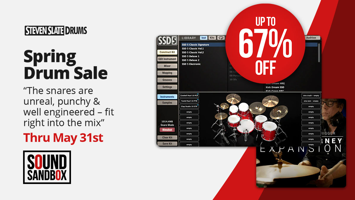SoundSandbox's tweet image. “The snares are unreal, punchy &amp;amp; well engineered – fit right into the 🎧 mix with little or no 🎛️ Eq’ing.” Experience the industry standard for pro 🥁 drum 🔊.

🔔 * Ends Tomorrow *
bit.ly/32TcX97

#plugin #plugins #vstplugins #musiccomposer #musician #SoundSandboxStore