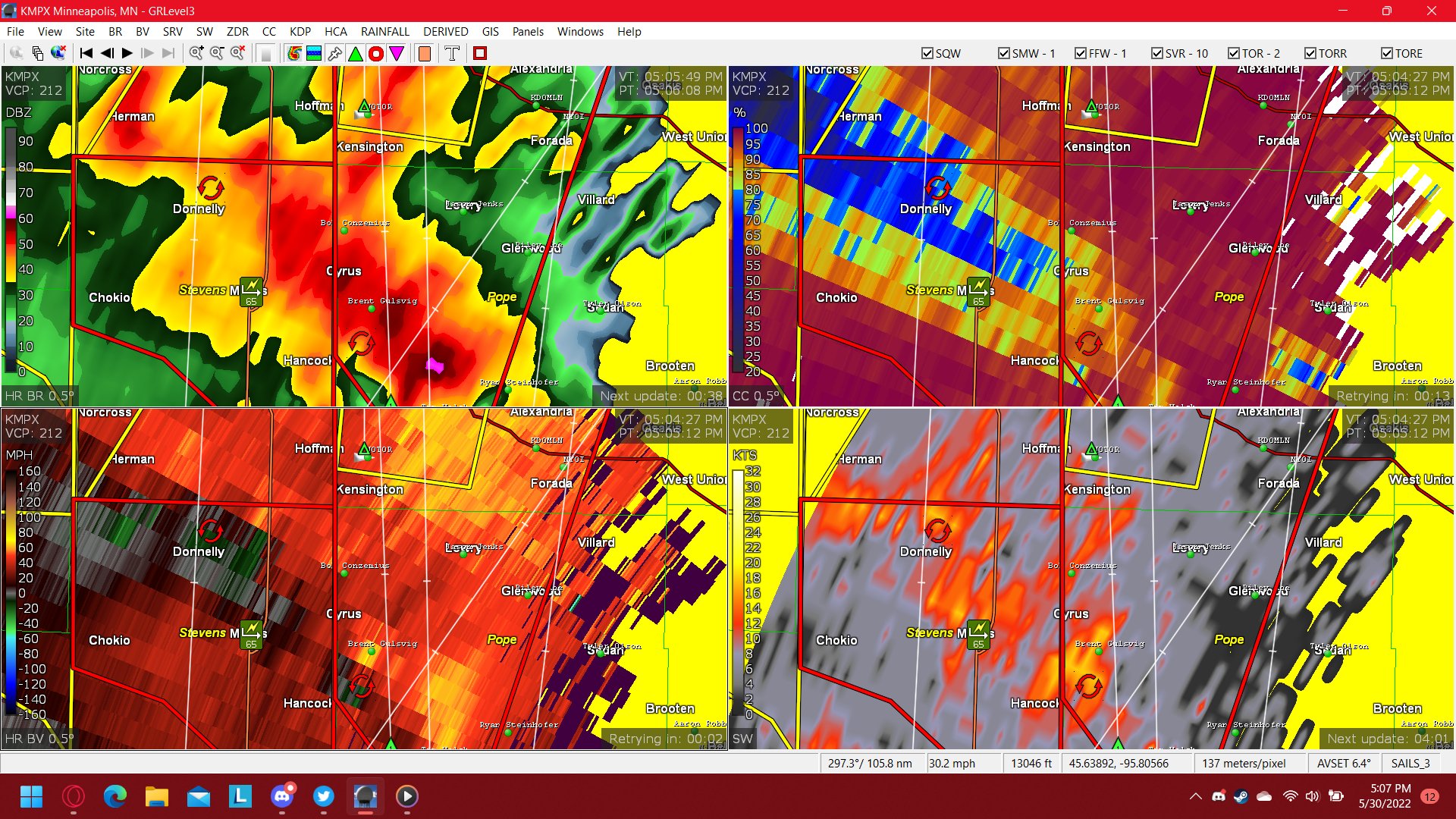 NWS Tornado on Twitter "Tornado Warning including Elbow Lake MN
