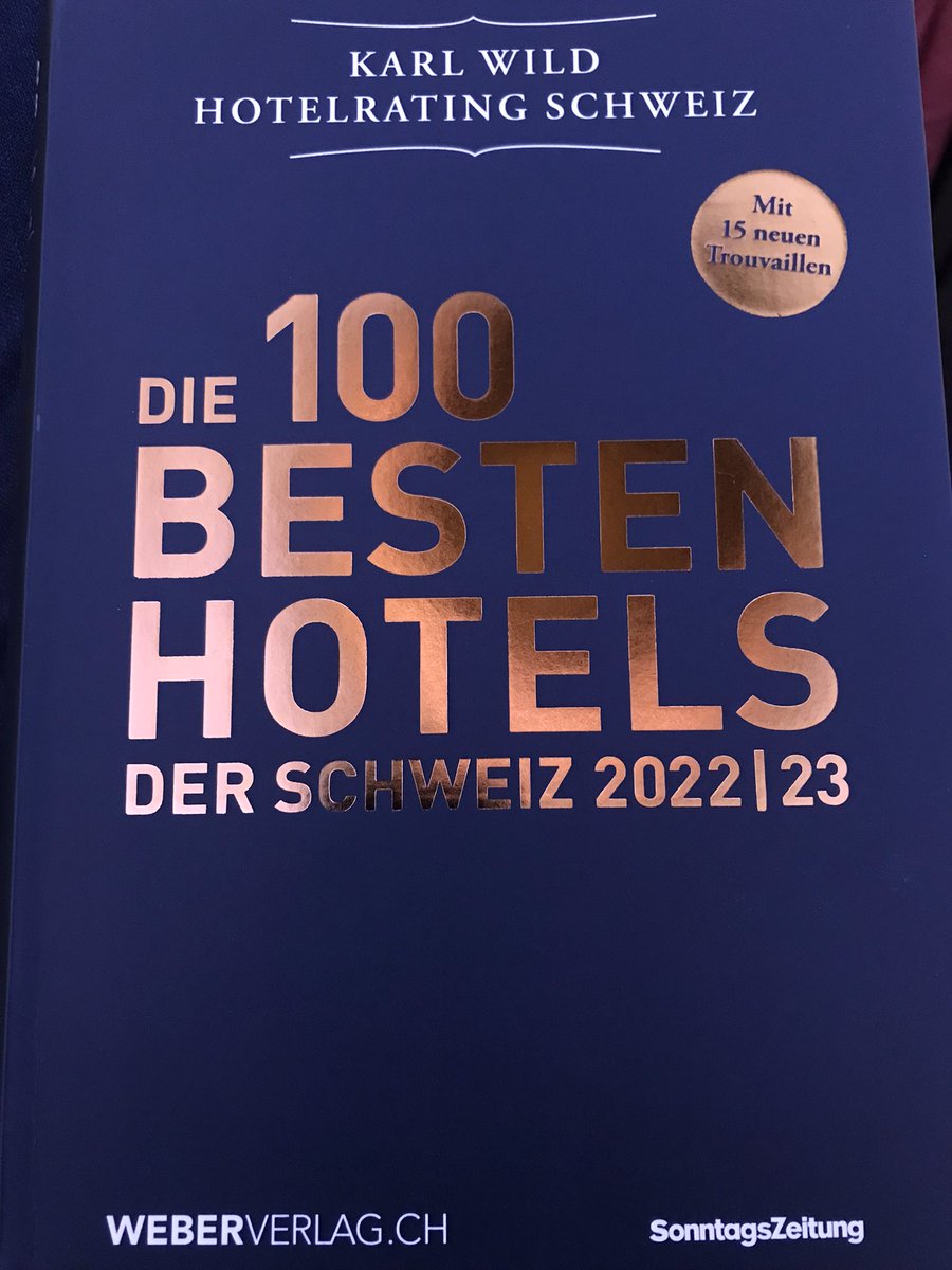 Heute Anend im „The Dolder Grand“ in Zürich. Vernissage 100 beste Hotels der Schweiz.