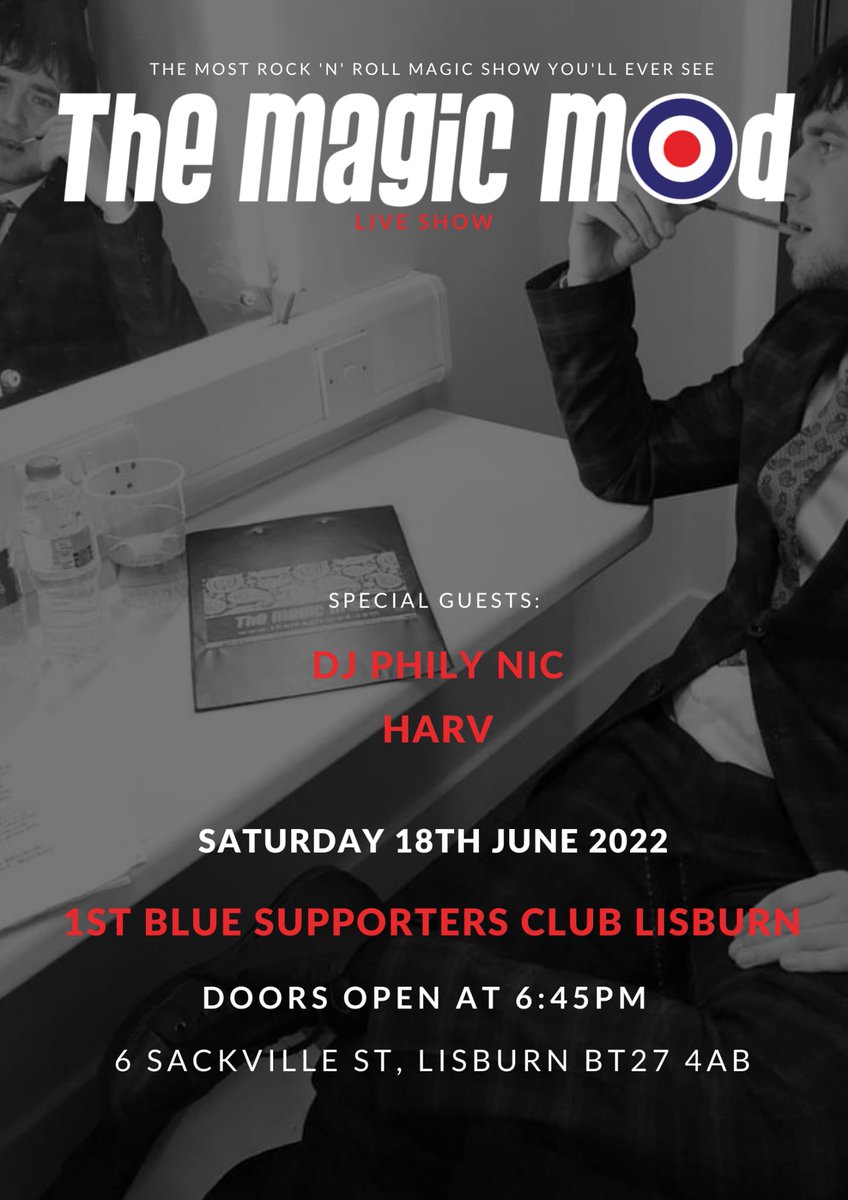 During the day our ticket sales for <a href="/TaylorMod/">The Magic Mod</a> event will continue. These have only been released on general sale this week so be sure to grab your tickets quickly! 🪄🎩♠️♦️♣️❤