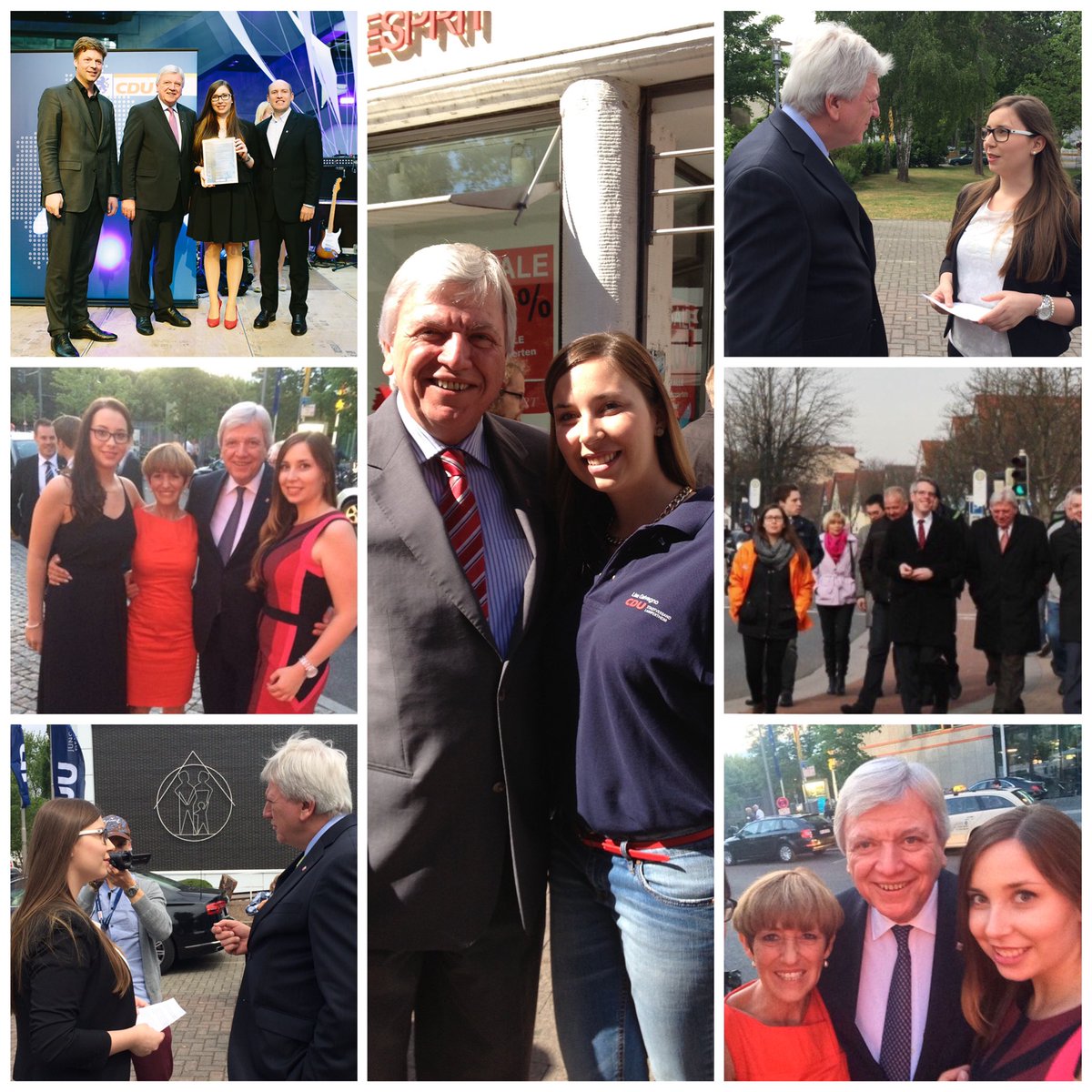 Danke für all die Begegnungen, Gespräche und klugen Ratschläge! Danke, Daddy Cool! #Bouffier #cduhessen