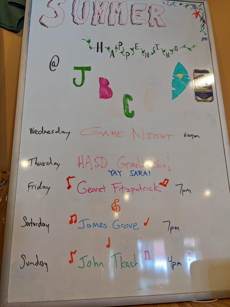 JuniataBrewing's tweet photo. What's your plan for this week?  If it doesn't include great beer and great music, change those plans now! https://t.co/5Knc5NlxvO