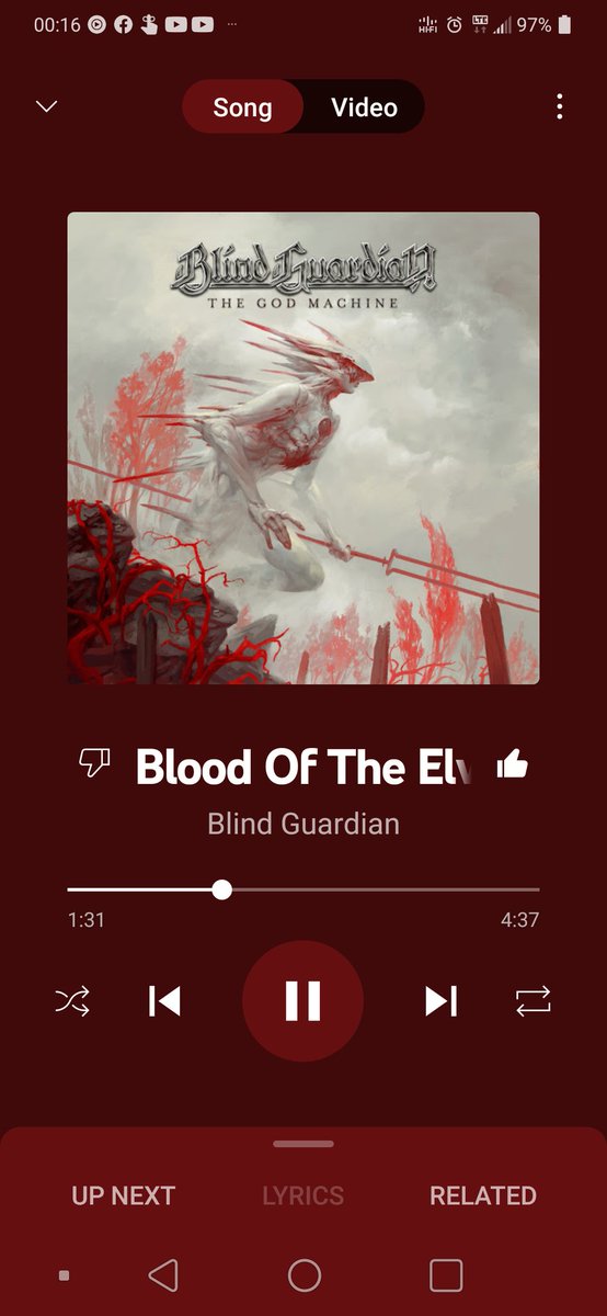 Finally Blind Guardian started to sound real good again! Like they were back in "Battalions of Fear" and "Tales from the Twilight World".  #metal #BlindGuardian @nuclearblast