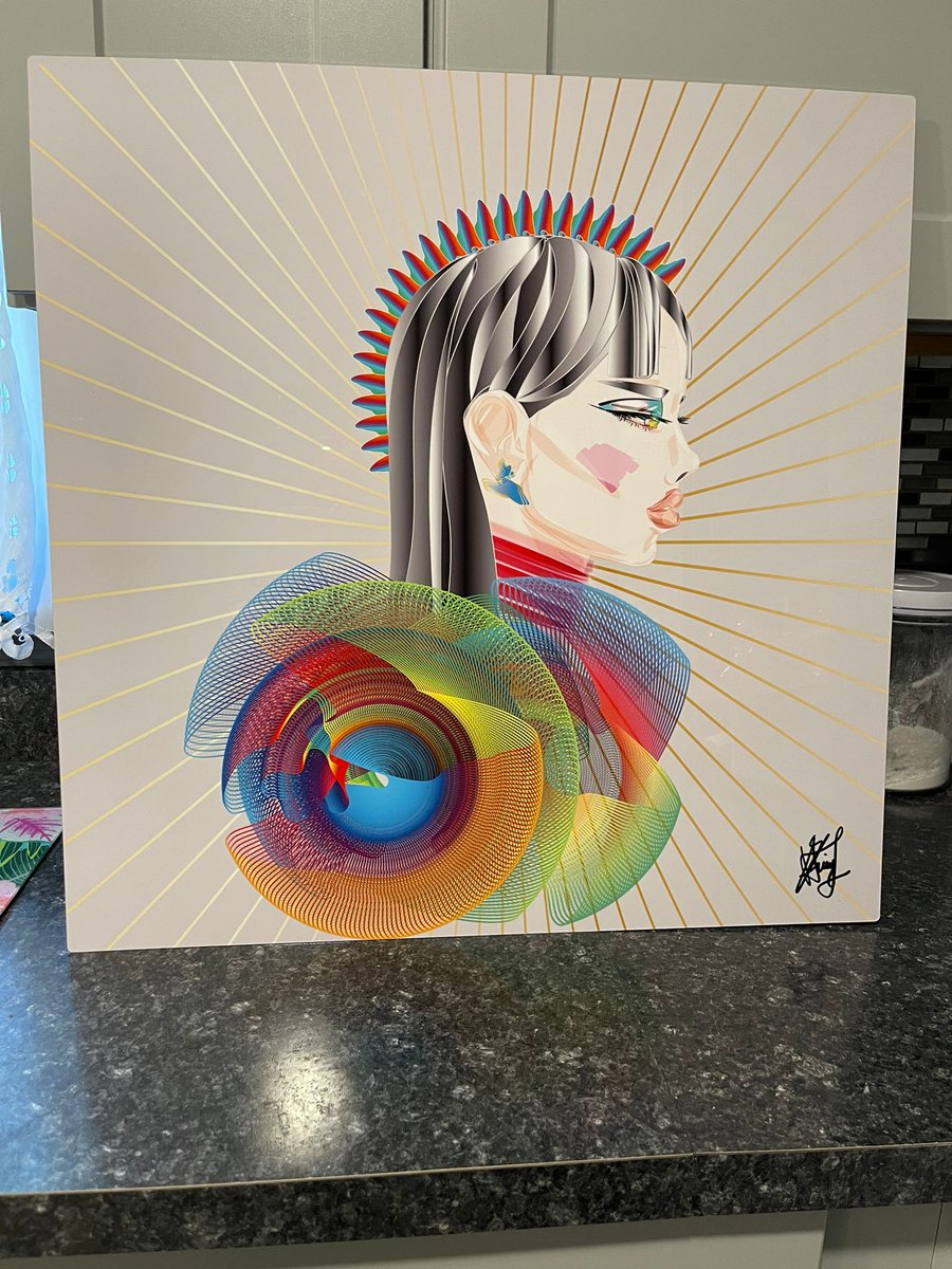 PsycoSmurf17's tweet photo. @WomanoidNFT @BisouNicka 

Got my metal print in today and it looks amazing i can't wait to get it on my wall. https://t.co/CWPujV8kae