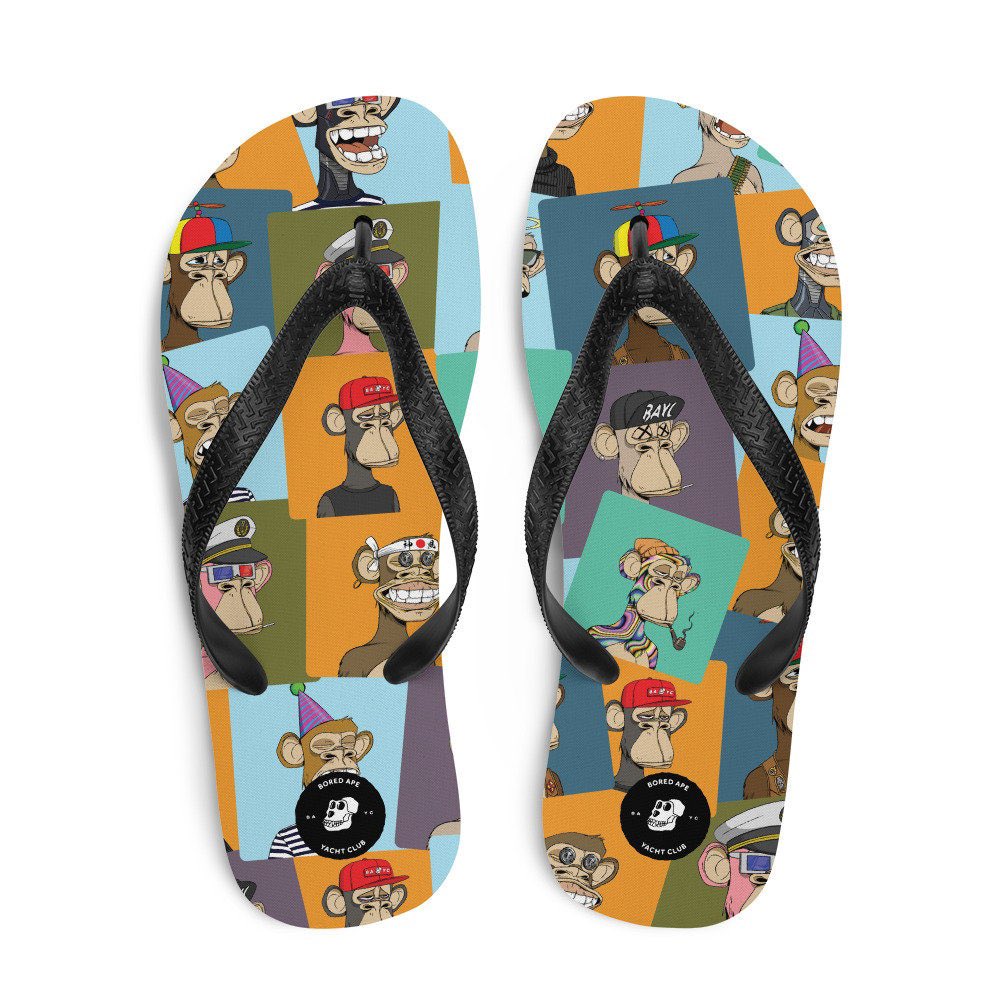 NFTcryptoshirt's tweet photo. Excited to share this item from my shop: Bored Ape Yatch Club Flip-Flops #bayc  #boredape https://t.co/tR1J8F8j7S https://t.co/TRuCbNba7m