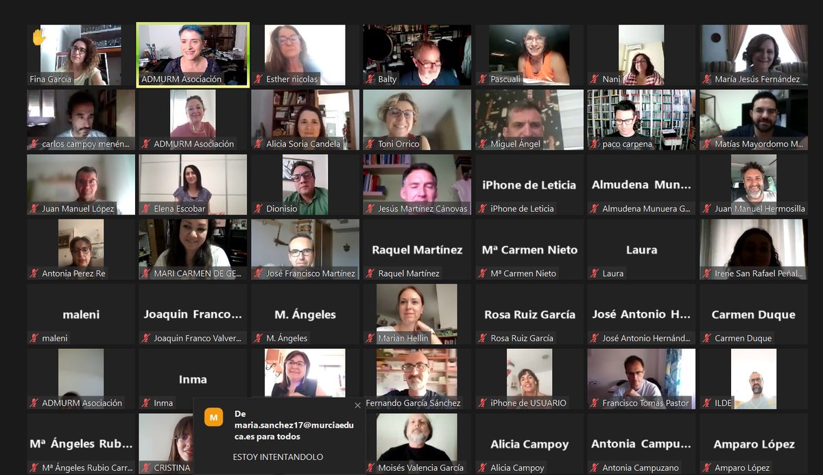 admurm_'s tweet photo. Reunión Informativa hoy  para abordar las consecuencias de aplicación de la LOMLOE en la Educación Musical en la Región de Murcia. No podemos seguir siendo reducidos por @Educarm con la complicidad del @educaciongob. Queremos una  Educación Musical digna para tod@s.
#MÁSMÚSICA https://t.co/eVLtGb7StX
