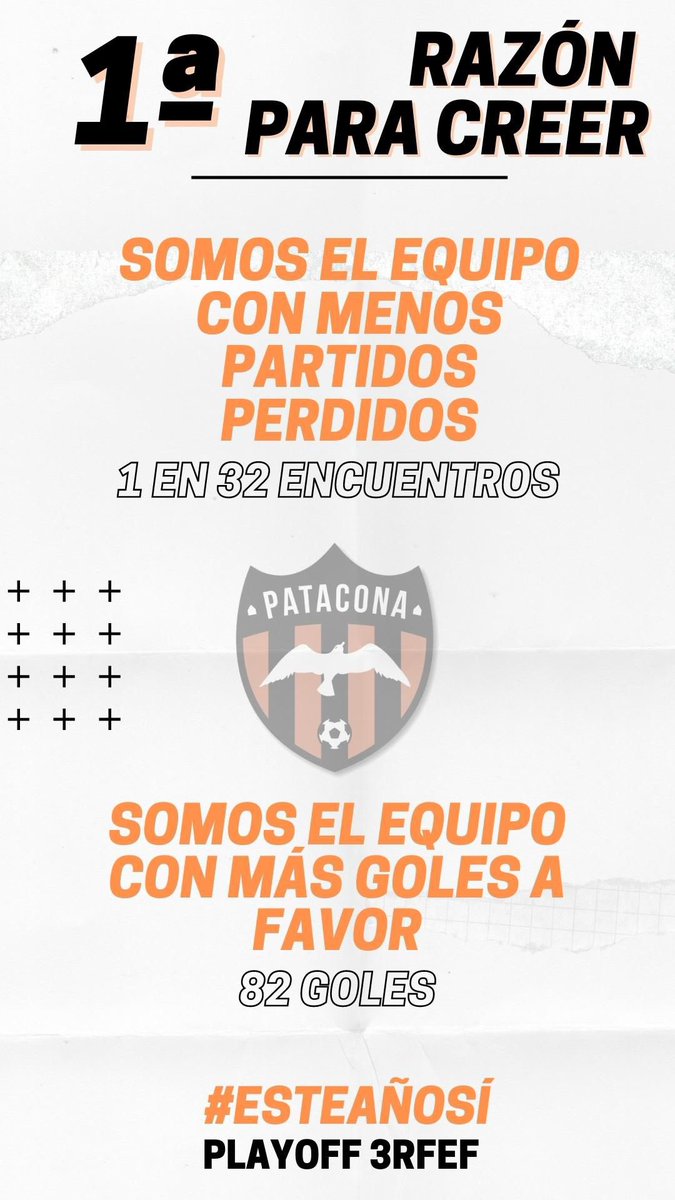 patacona_cf's tweet photo. Desde hoy hasta el viernes, os traeremos una gran razón para creer en este equipazo 🧡

Vamos con la primera… 

@GolsmediaCVal 
@FFCV_info 
@ayto_alboraya https://t.co/5ga7woSMKD