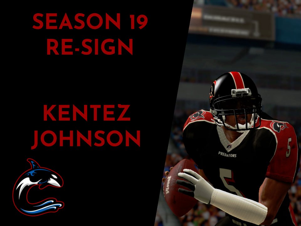 Signal Caller Kentez Johnson will return to Charleston for another season. Kentez is 600 yards shy of passing Deacon Nickens for 14th all time in passing yards. 

#ApexPredator