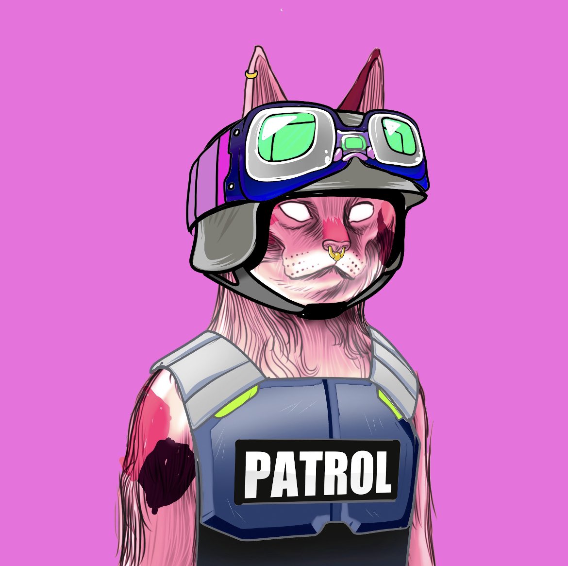 MythCatsNFT's tweet photo. @Robin_Graphics Myth Cats 👀✨ #NFTCommunity https://t.co/2UBLuKQfuH