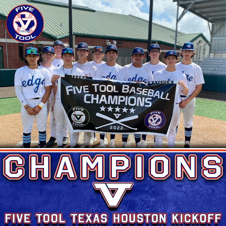 âFive Tool Texasâ (@fivetooltexas) on Twitter photo đChampionsđ
Congrats to <a href="/edgebaseballtx/">edgebaseballtx</a> Columbia 16U on winning 16U Division Championship of the <a href="/FiveTool/">Five Tool Baseball</a> Texas Houston Kickoff.
#WatchEm đChampionsđ
Congrats to <a href="/edgebaseballtx/">edgebaseballtx</a> Columbia 16U on winning 16U Division Championship of the <a href="/FiveTool/">Five Tool Baseball</a> Texas Houston Kickoff.
#WatchEm