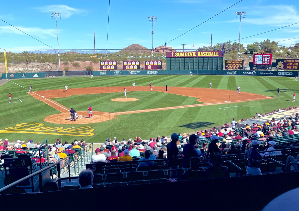 Graham Rossini (@grahamrossini) on Twitter photo Thank you <a href="/ASU_Baseball/">Sun Devil Baseball</a> fans! Your amazing presence in the ballpark ranked the Sun Devils #1 in total attendance (102,355) on the west coast! Also the best average attendance (3,199) since ‘15’s move to Muni & third best in program history. Lots more fun coming in ‘23. #O2V Thank you <a href="/ASU_Baseball/">Sun Devil Baseball</a> fans! Your amazing presence in the ballpark ranked the Sun Devils #1 in total attendance (102,355) on the west coast! Also the best average attendance (3,199) since ‘15’s move to Muni & third best in program history. Lots more fun coming in ‘23. #O2V