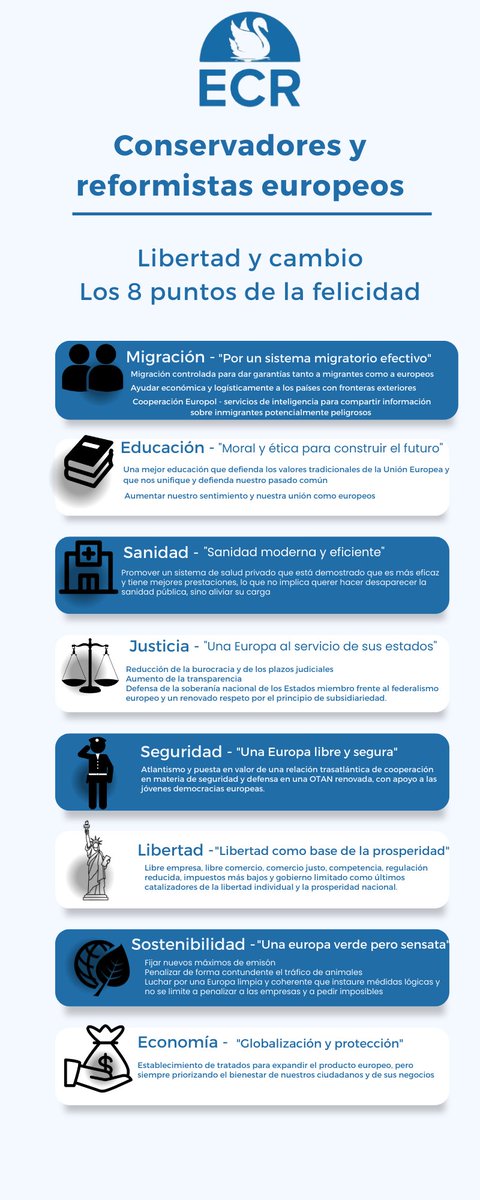 ECRusal's tweet photo. La campaña finaliza, y ya solo nos queda una cosa por decir: Estas son los principios del #cambioylibertad  o como nos gusta llamarlo "Los 8 puntos de la felicidad" https://t.co/H4UWIODqQx