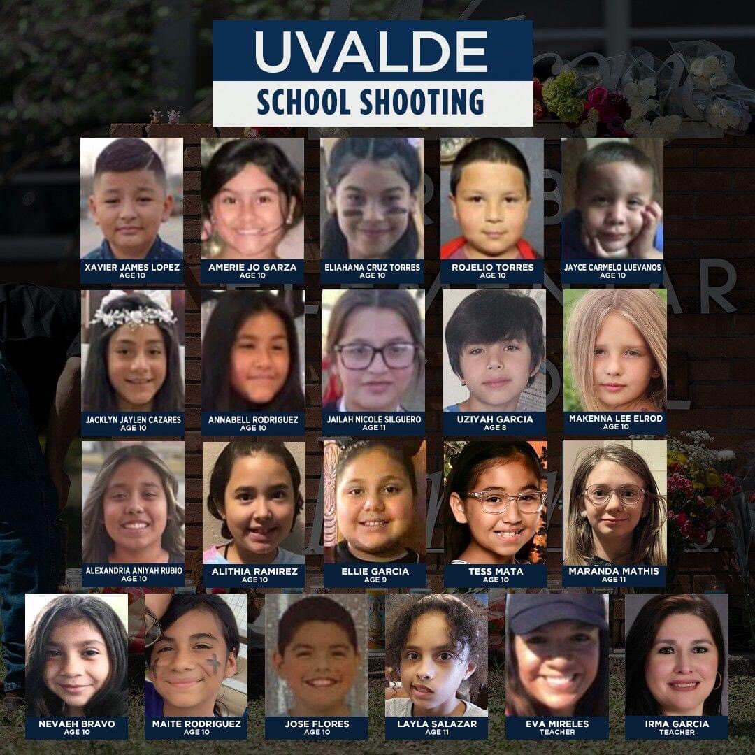 Uvaldes only Pediatrician “'It was awful,' he explained. 'It was a high-power rifle injury. Almost decapitation, to that level. Open chest wounds. These are war wounds. It's as if things exploded once the bullets hit the bodies.'