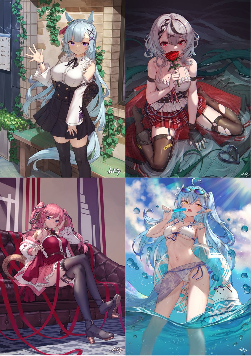 GWに頑張りすぎちゃって後半疲れてました!!
#今月描いた絵を晒そう