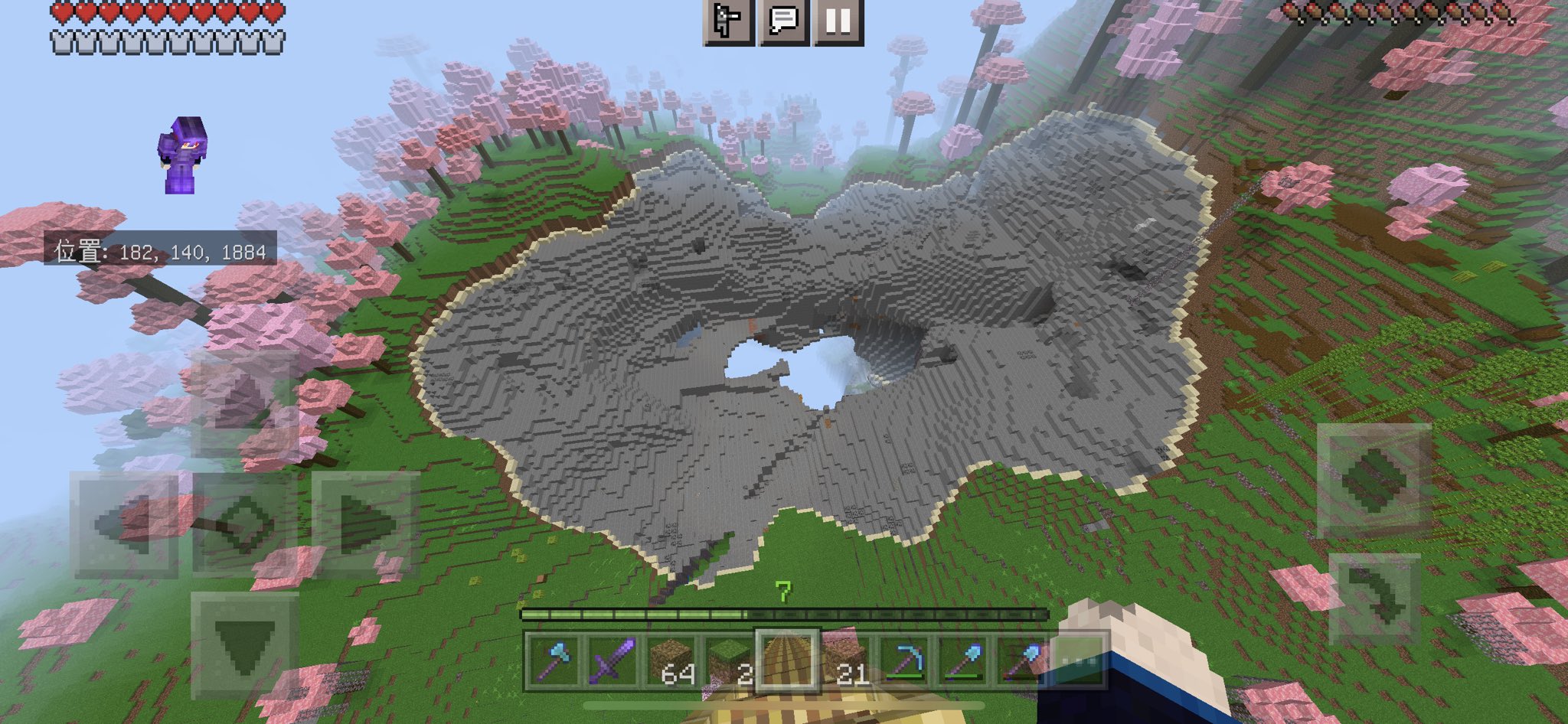 Gss〆ちゃ太郎 本日の朝活 引き続き繁茂の洞窟整地 2期 をやっています 土剥がし完了 石を削っていくぞ けろち帝国 マイクラ マインクラフト マイクラgp T Co 6vkfmed8 Twitter