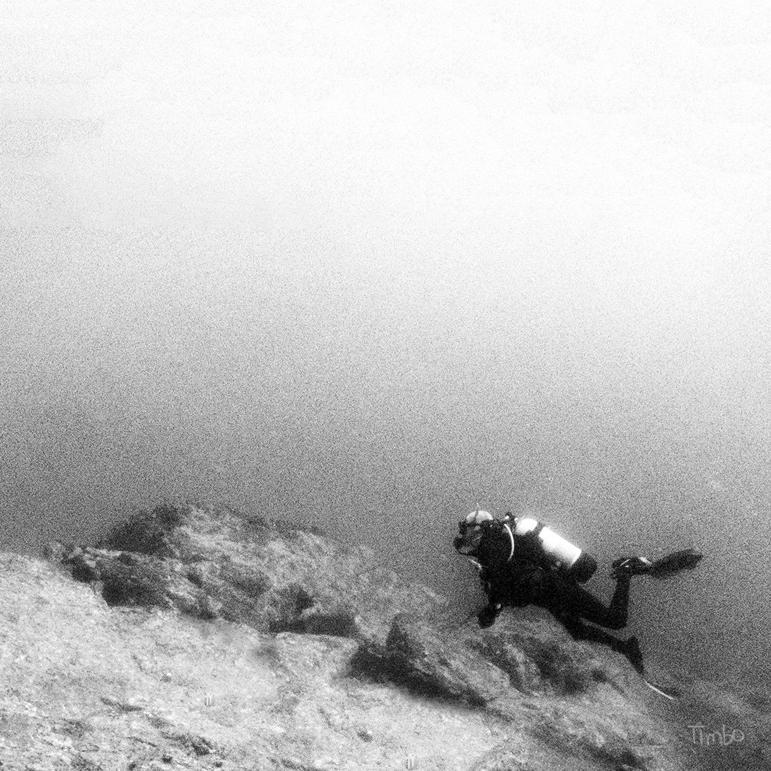 The ocean is big. We are small. #scuba #scubadiving