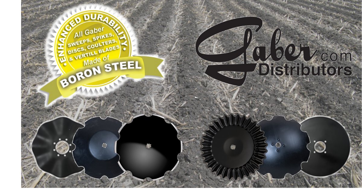 Gaber Distributors can supply blades for most types of drill, disc or vertical tillage machine. Using boron steel our blades are of the highest quality and last longer than high carbon steel blades. 
#westcdnag #albertaag #ManitobaAg #saskag #bcagriculture #farming #seeding2022