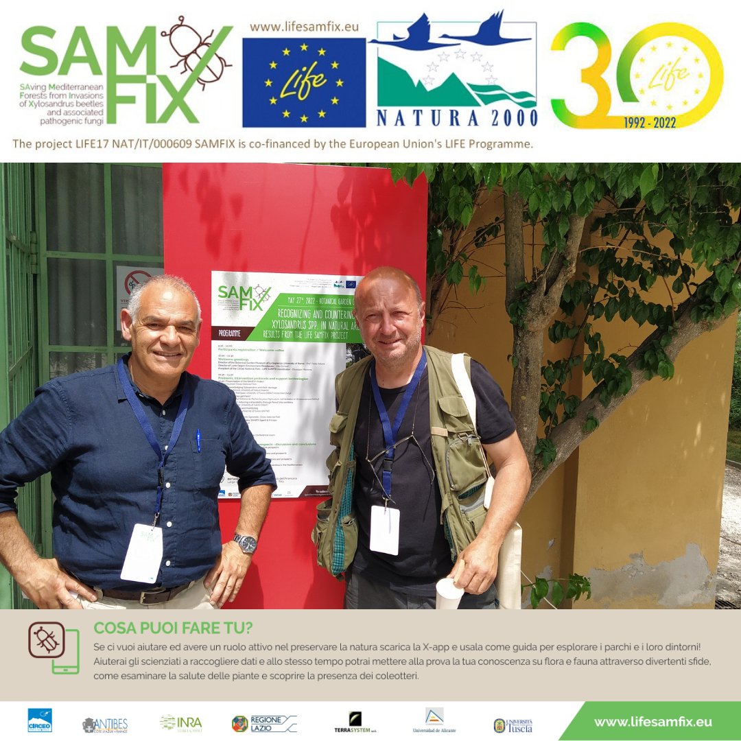 coopmeun's tweet image. LIFE NAT_IT_000609 “SAMFIX Parco Nazionale del Circeo - ParchiLazio - Regione Lazio - INRAE - UA - Universitat d&apos;Alacant / Universidad de Alicante - Università degli Studi della Tuscia - Viterbo - Lifeprogramme
lifesamfix.eu
@lifesamfix
Tag #lifesamfix #samfix #LIFEis30