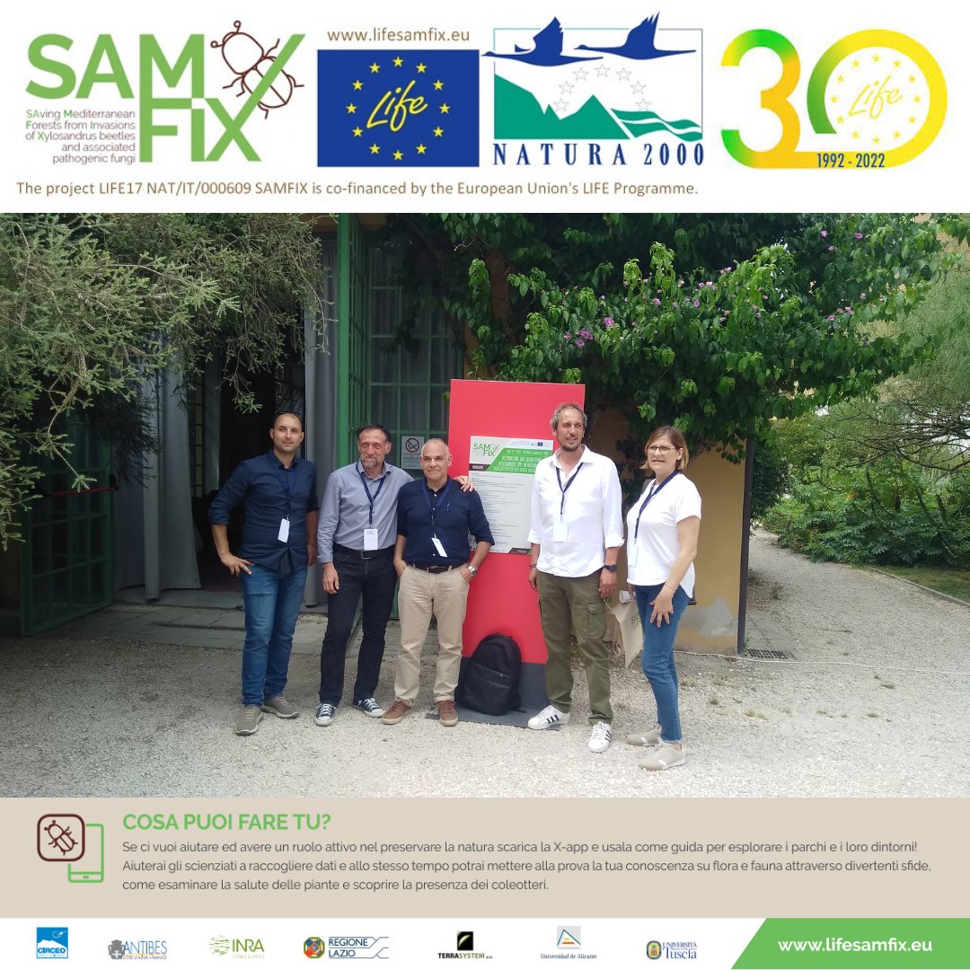 coopmeun's tweet image. LIFE NAT_IT_000609 “SAMFIX Parco Nazionale del Circeo - ParchiLazio - Regione Lazio - INRAE - UA - Universitat d&apos;Alacant / Universidad de Alicante - Università degli Studi della Tuscia - Viterbo - Lifeprogramme
lifesamfix.eu
@lifesamfix
Tag #lifesamfix #samfix #LIFEis30