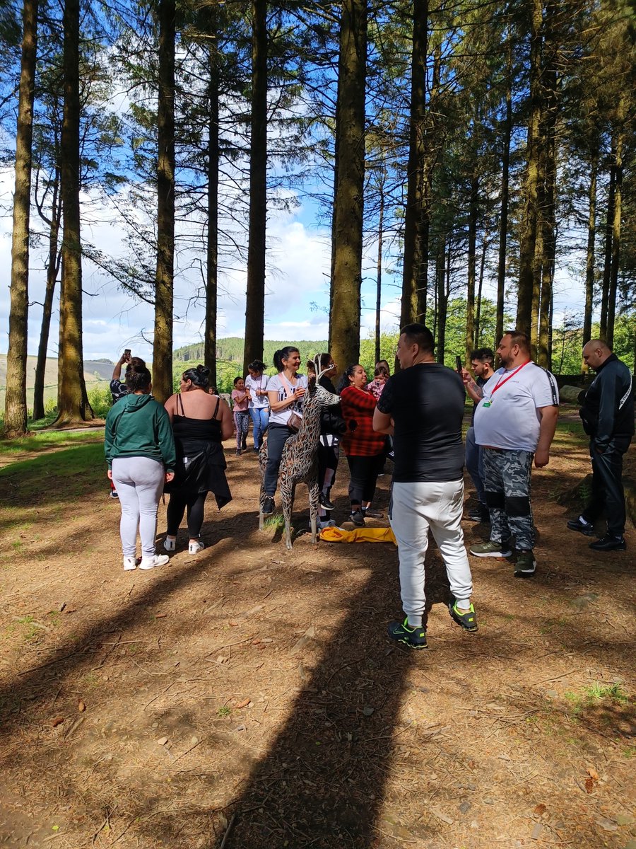 isaacblake1979's tweet photo. #Travelling Back to #Nature Project

The #Roma #Community from #Newport had a great time at #CwmcarnForestDrive. While we walked the Bluebell trail, we played our childhood games.

Funded by the @WelshGovernment &amp; supported by the @HeritageFundCYM. @WG_Communities @Romaniarts https://t.co/VzpB6JgWrm