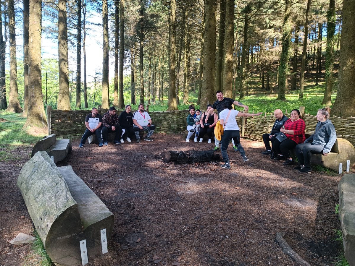 isaacblake1979's tweet photo. #Travelling Back to #Nature Project

The #Roma #Community from #Newport had a great time at #CwmcarnForestDrive. While we walked the Bluebell trail, we played our childhood games.

Funded by the @WelshGovernment &amp; supported by the @HeritageFundCYM. @WG_Communities @Romaniarts https://t.co/VzpB6JgWrm