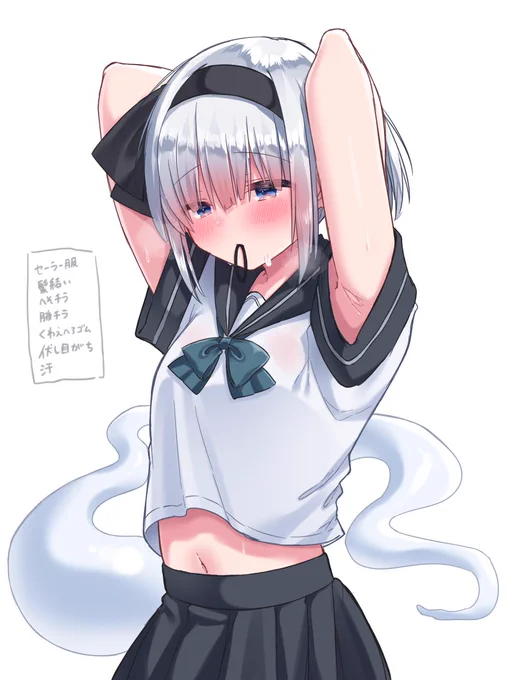 自分の好きな要素をもりもりに盛り込んだ妖夢ちゃんのぴくちゃーです 
