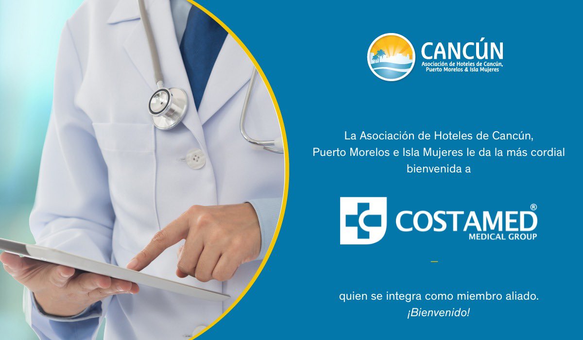Damos la bienvenida a <a href="/Costamed_G_M/">Costamed Grupo Médico</a> como miembro aliado.