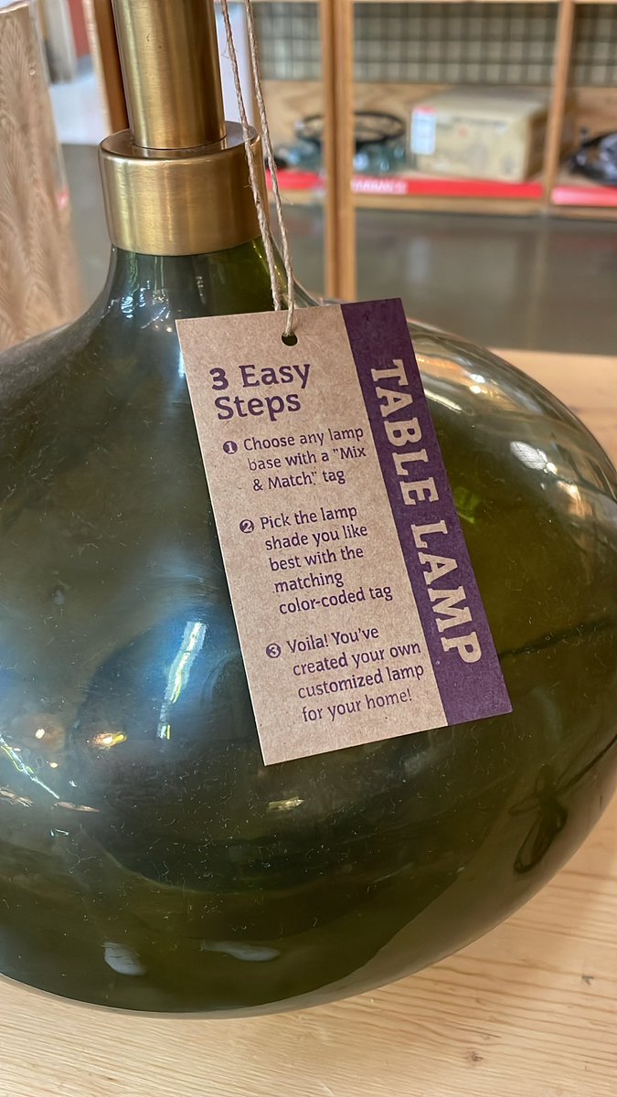 World Market has undersold their lamp creation process by 50%