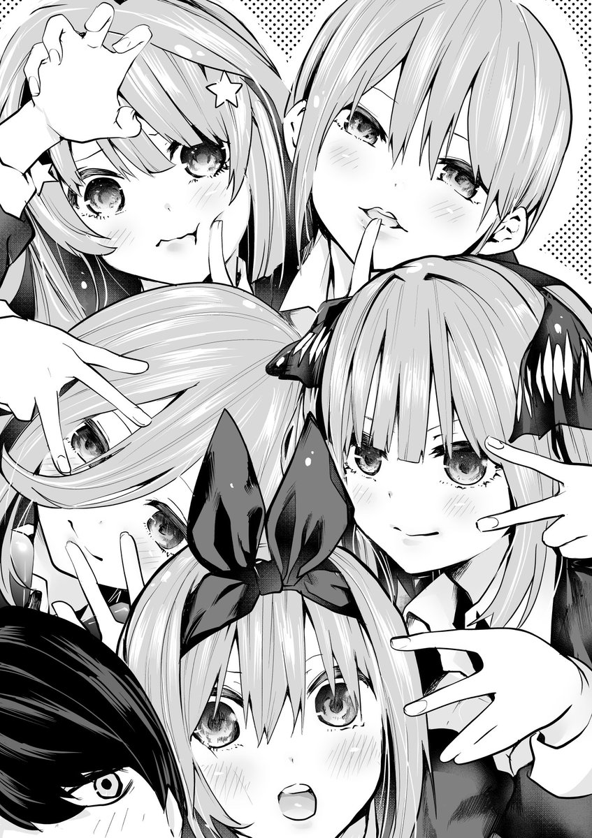 #今月描いた絵を晒そう 
#五等分の花嫁 #チェンソーマン  #呪術廻戦
まとめ4 版権絵 