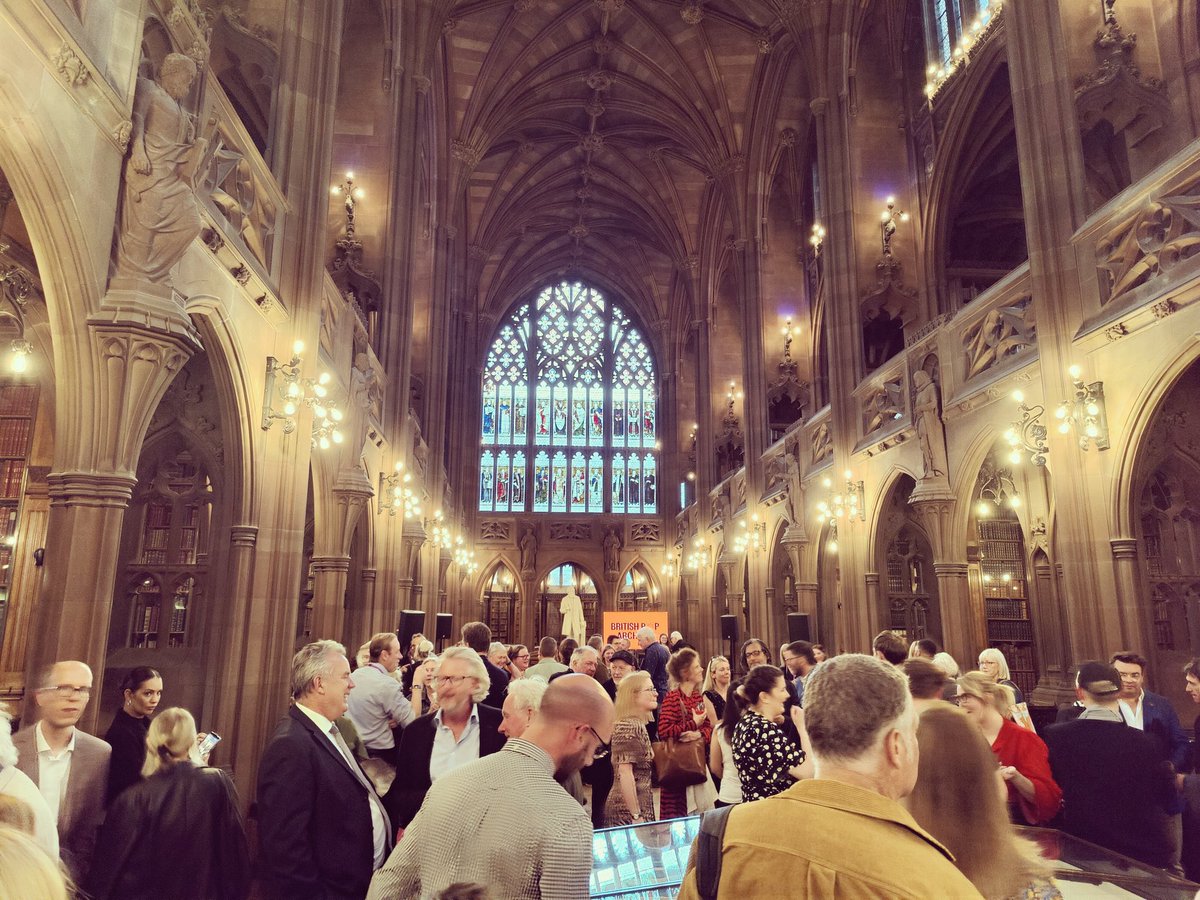 katesapin's tweet photo. I wrote to @chris_pressler and @Johnny_Marr about the photo of their launch event: 

‘It looks as though this event celebrating 'British pop' didn't include many (any?) Black people. 
I hope this isn't true of the archive.’

Their response? They blocked me. https://t.co/BiIY8aWnDO