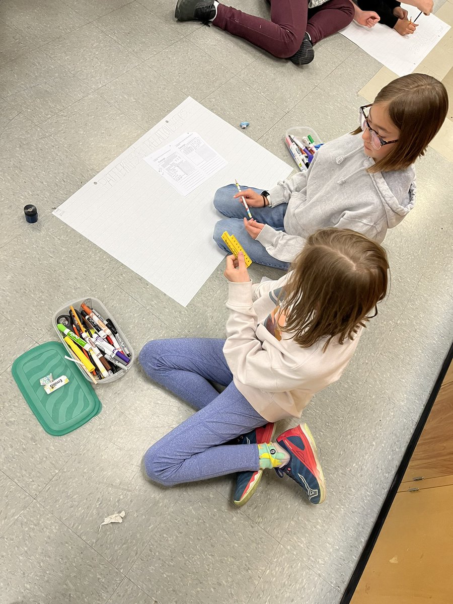 SuperbSixes's tweet photo. Math review but this time the Grade 6s get to be the teachers. Ask me about my concept and this project. #GordFord https://t.co/PMJSINYPGB