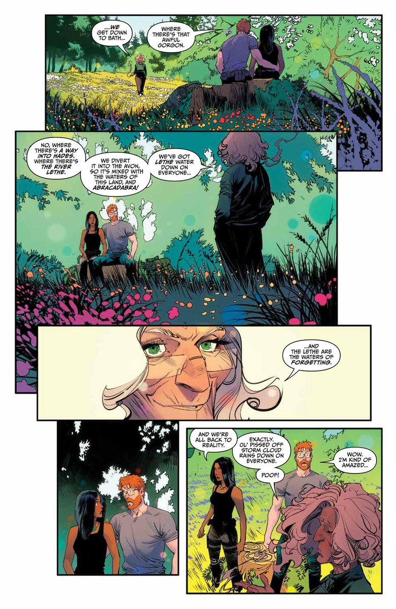 ONCE & FUTURE #26 preview
story by @kierongillen and colors by @TBonvillain 