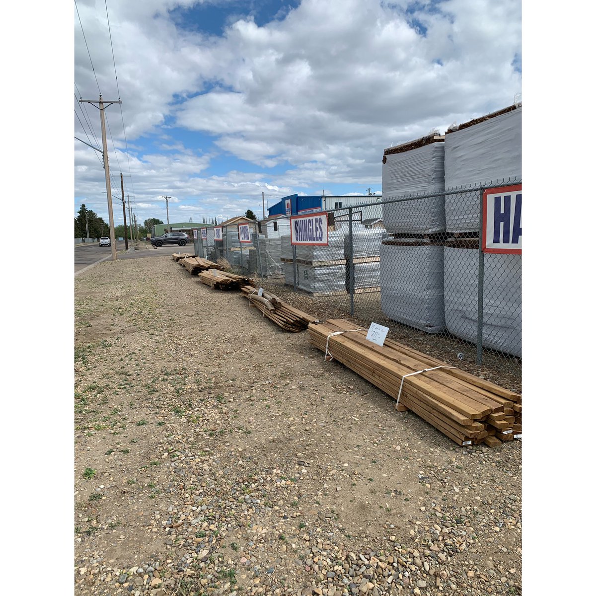 We currently have bundles of Cull Lumber laid in front of the store! Please stop by the store and talk to our Sales Team for more information on pricing and bundle sizes!🏡🛠 #shoplocal #countyofnewell #diy #springprojects