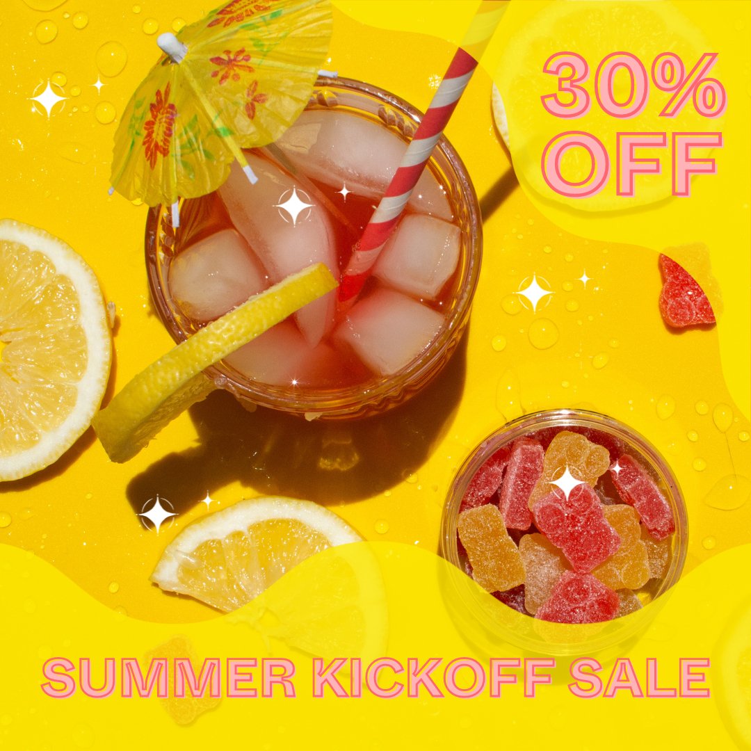 halfdaycbd's tweet photo. Our new Full-Spec Gummy Summer Flavor Pack is part of our HELLO SUMMER Sale 🌞🙌

Don't miss 30% OFF on that and all other products, or BOGO FREE on select isolate oil and gummy products. Hurry, sale ends tomorrow! https://t.co/yUsC3PtUIC