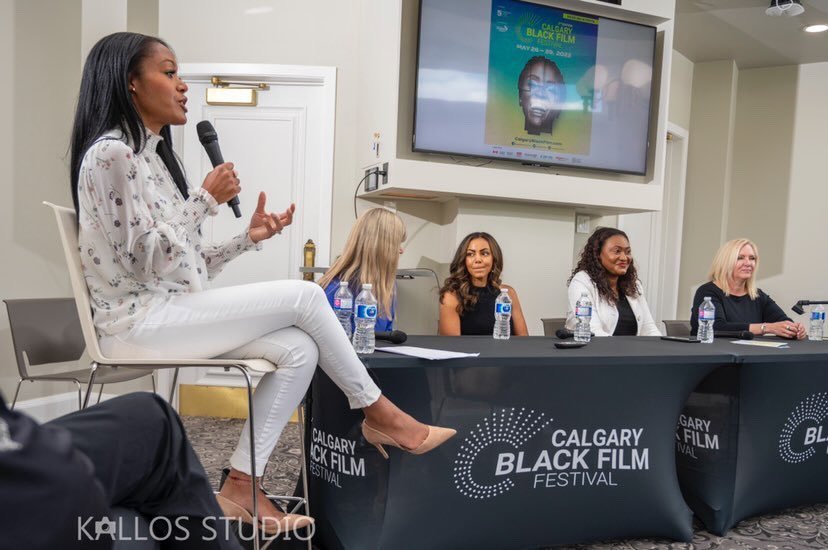 reeljennysteele's tweet photo. Great weekend at the @CABlackFilmFest!!! Already looking forward to next year. #CBFF22 https://t.co/kSiNpQ8fd8