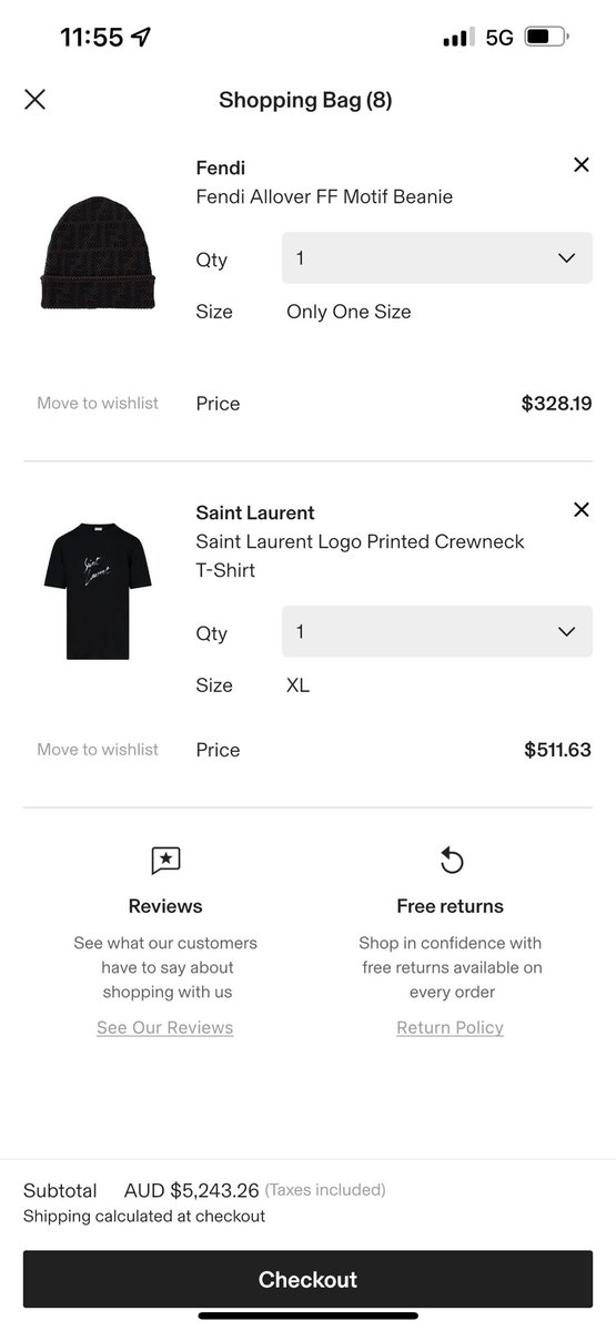 Has anyone else had this problem with <a href="/cettireofficial/">Cettire</a> the prices nearly double once you add the item to your basket?