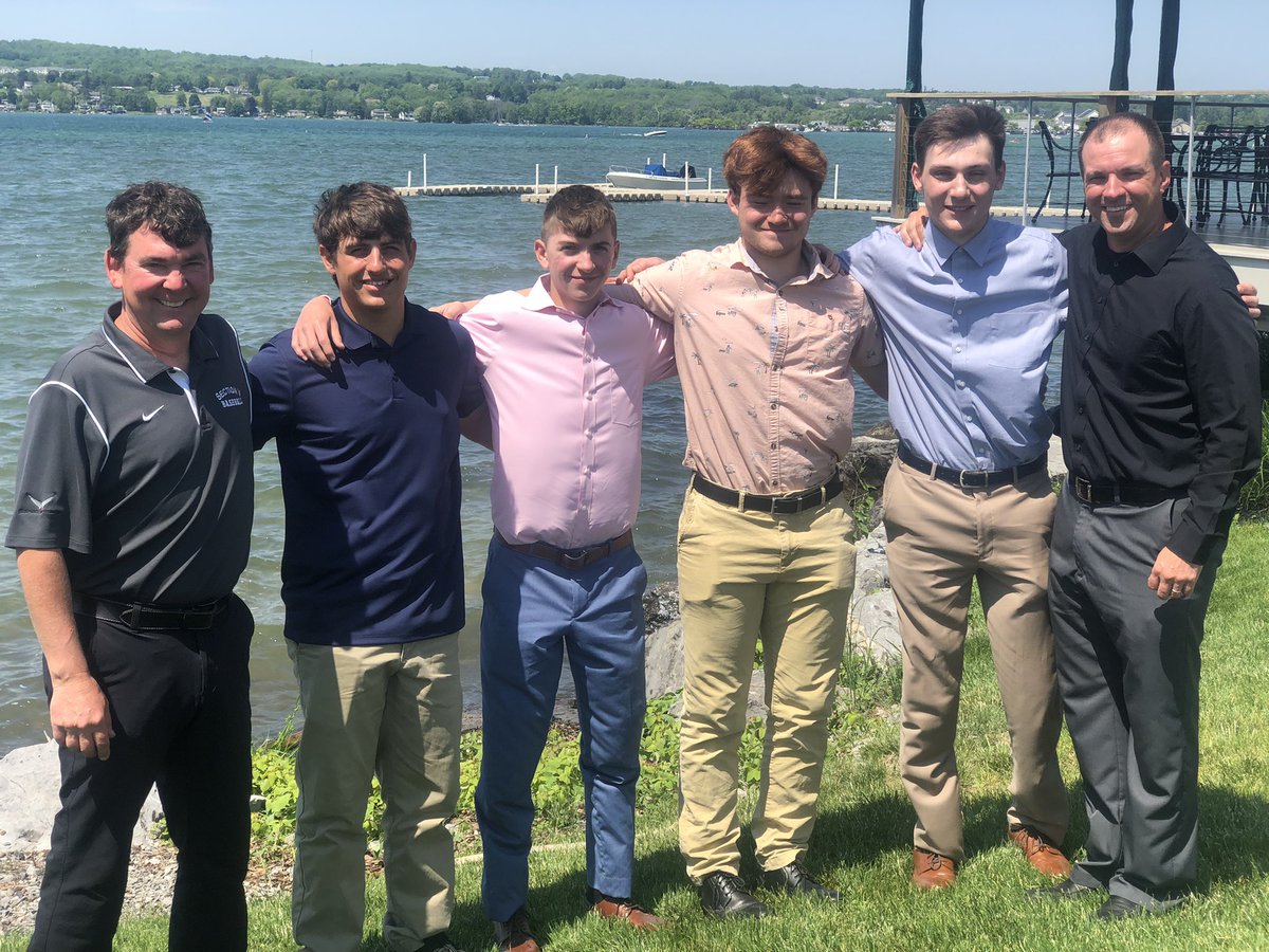 AthenaBaseball's tweet image. Trojans at the sectionals luncheon this morning Left to right… Former coach Jason Bunting, seniors TJ Kurtz, Matt Tallini, Aleks Englert and Evan Smith, Coach Sova.