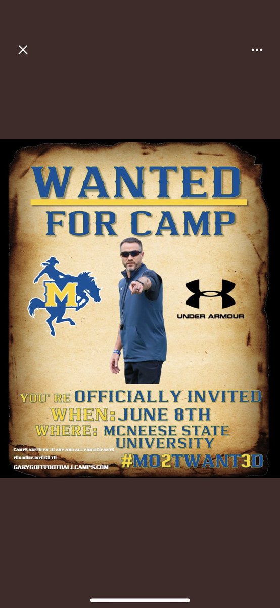 Thank you for the invite <a href="/CoachTReese/">Thomas Reese</a>!!